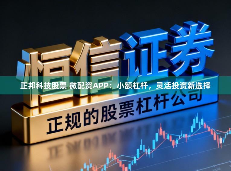 正邦科技股票 微配资APP：小额杠杆，灵活投资新选择